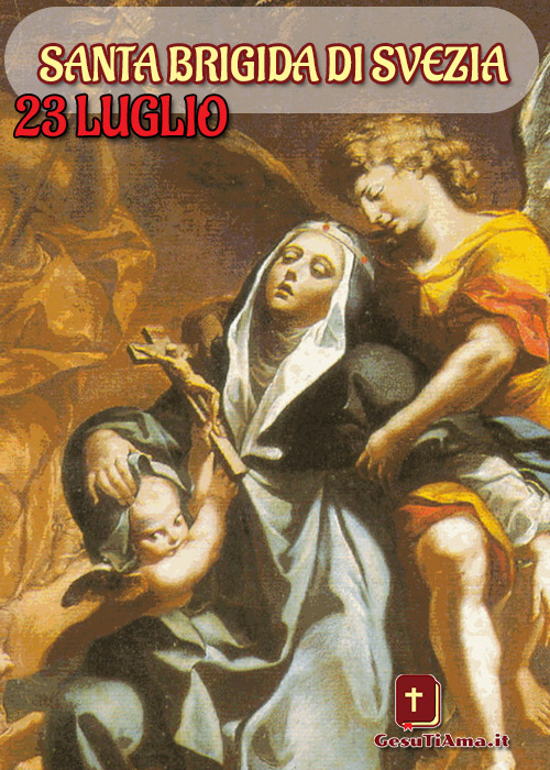 23 Luglio Santa Brigida di Svezia immagini Cristiane Cattoliche