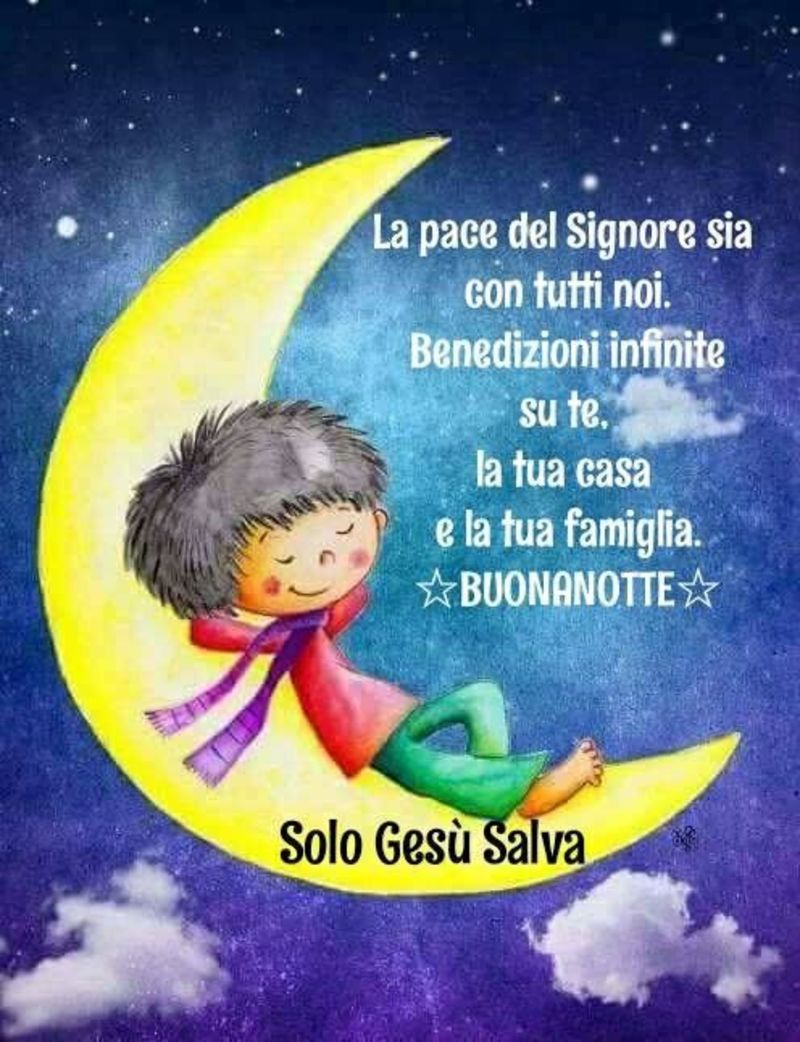 Bellissime immagini Buonanotte Dio ti è vicino 5354