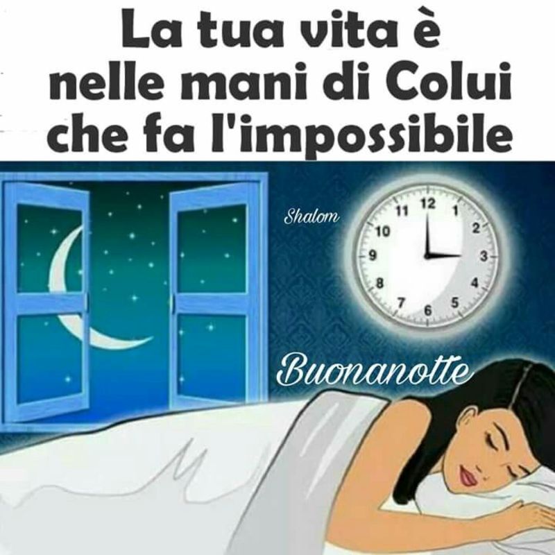 Bellissime immagini Buonanotte Dio ti è vicino 5502