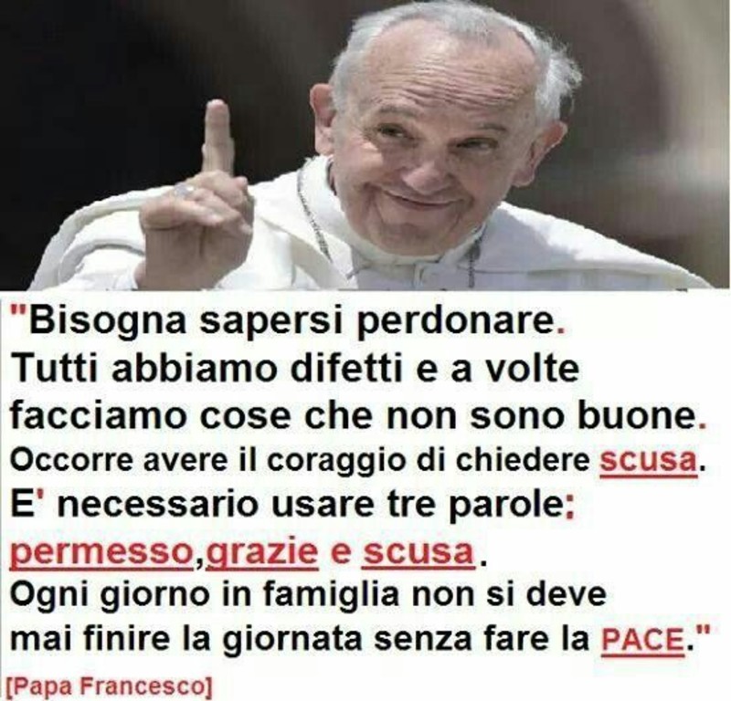 Citazioni del Papa Francesco 2018