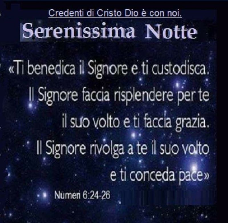 Dolce Notte Dio ti Benedica 238