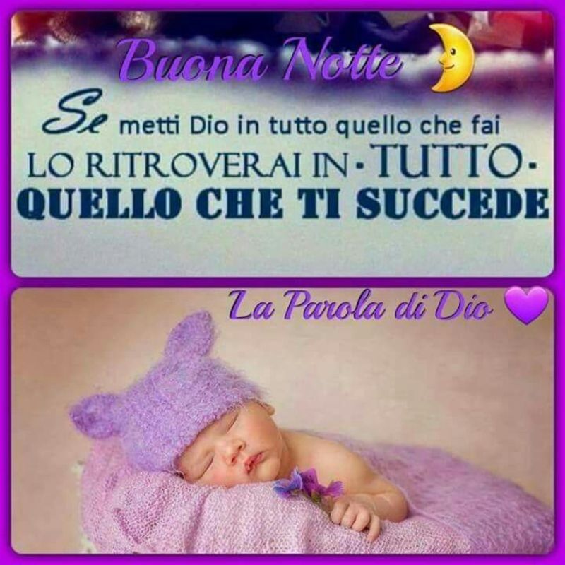 Immagini Buonanotte con Dio con i bambini (2)