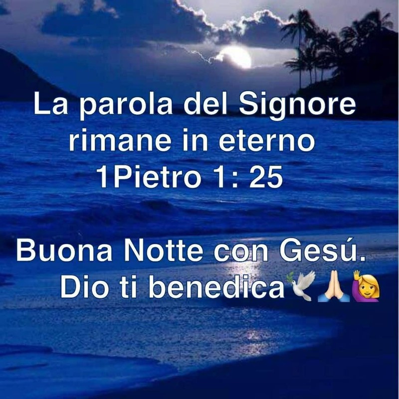 Immagini della Buonanotte con Dio da mandare Facebook 6216