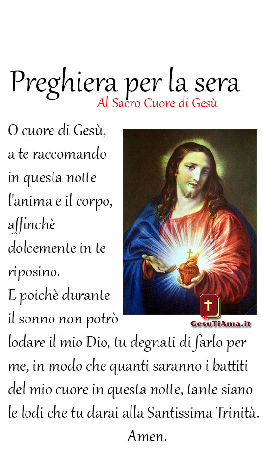 Preghiere Della Sera Archives Pagina 4 Di 6 Gesutiama It