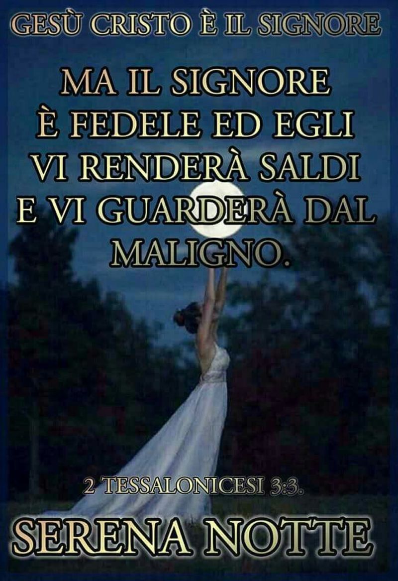 Serena Notte con Gesù Cristo