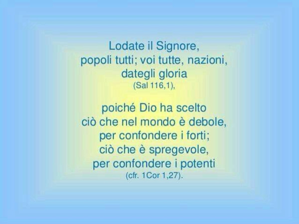 Versetti biblici per ogni occasione (7)