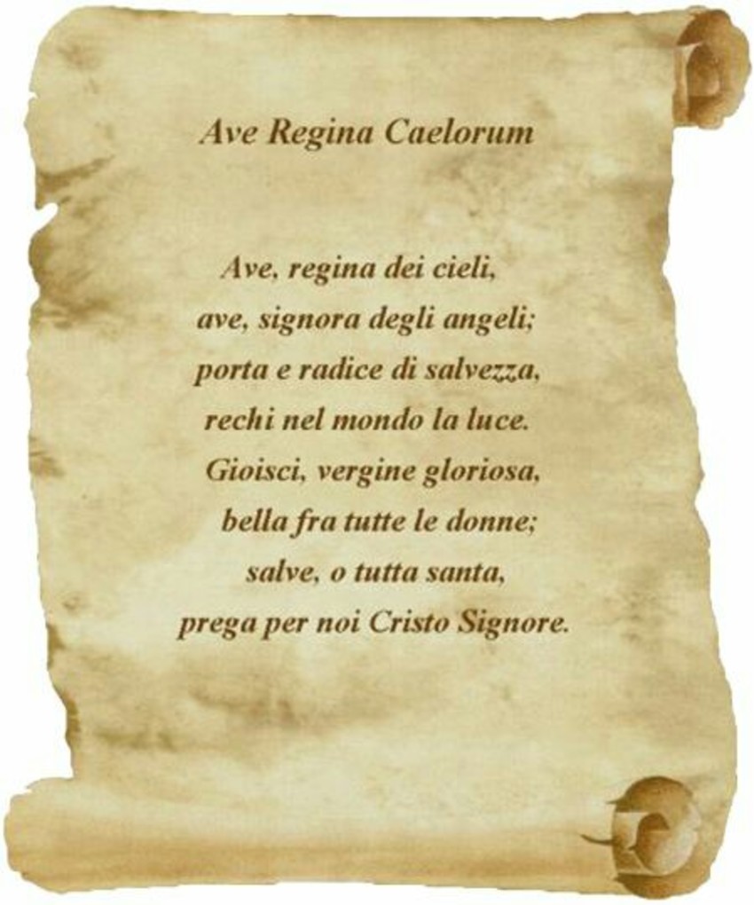 Ave Regina Caelorum immagini preghiere bellissime
