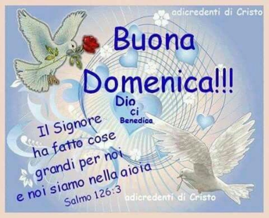 Buona Domenica Cristiana