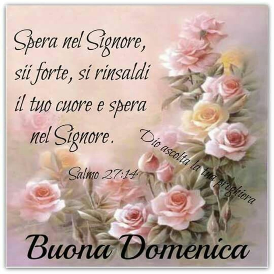 Buona Domenica con frasi della Bibbia