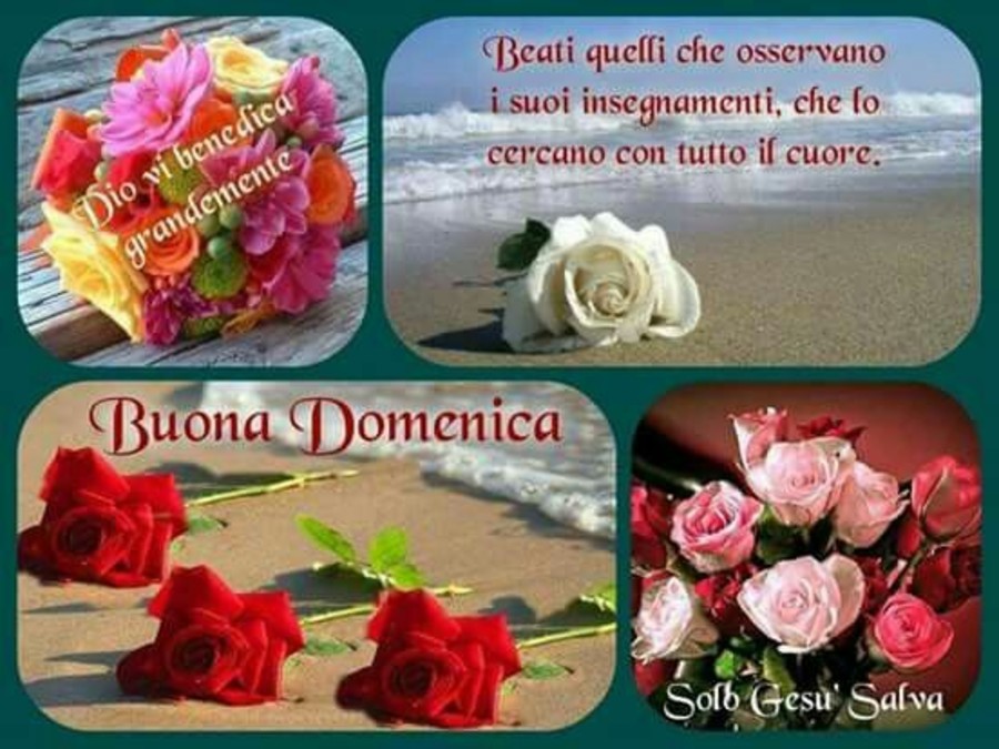 Buongiorno e Buona Domenica immagini religiose 1