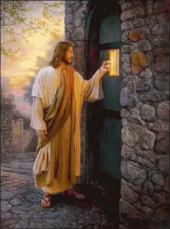 Gesù bussa alla tua porta immagini GIF animate