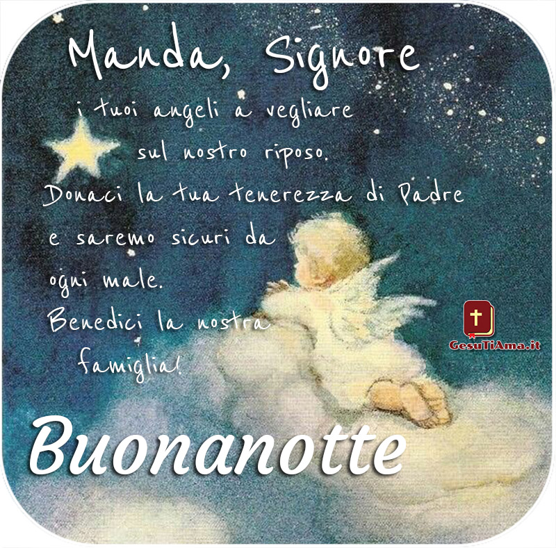 Immagini Buonanotte con Preghiera