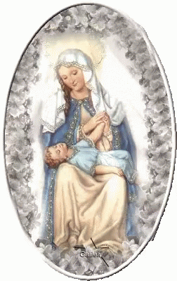 Madonna con bambino immagini GIF cristiano cattoliche