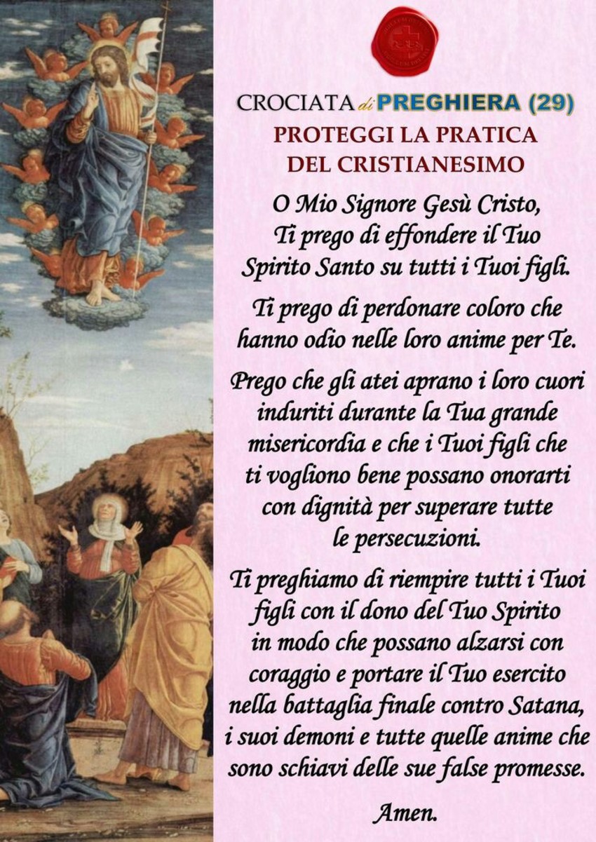 Proteggi la pratica del Cristianesimo Preghiere immagini