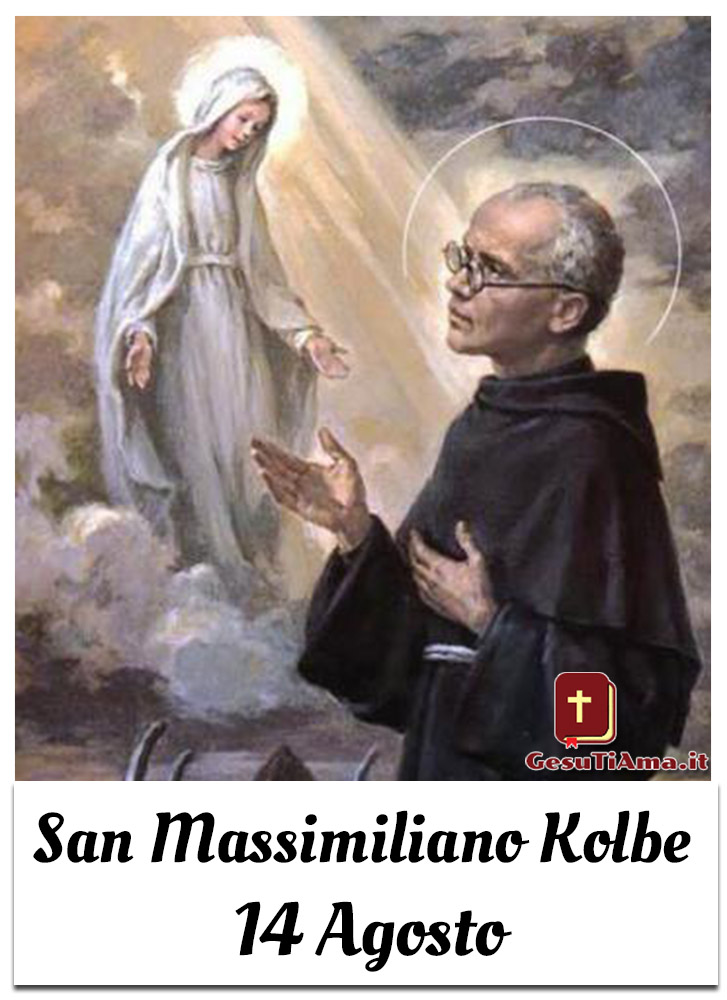 San Massimiliano Kolbe 14 Agosto immagini sacre