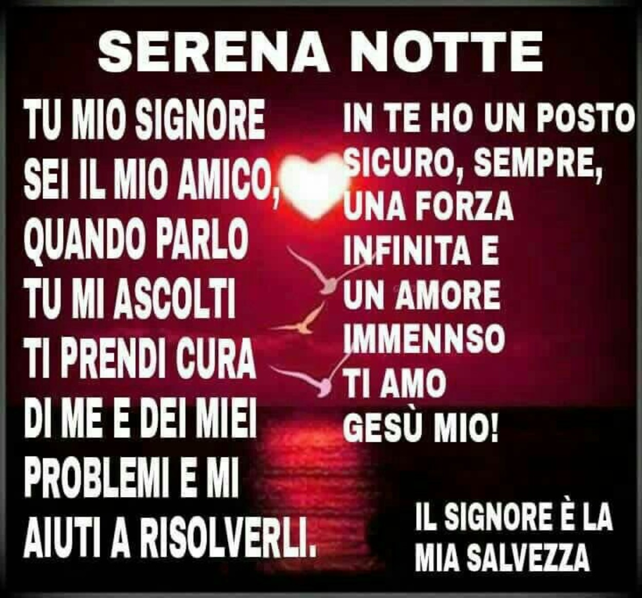 Serena Notte nel Signore