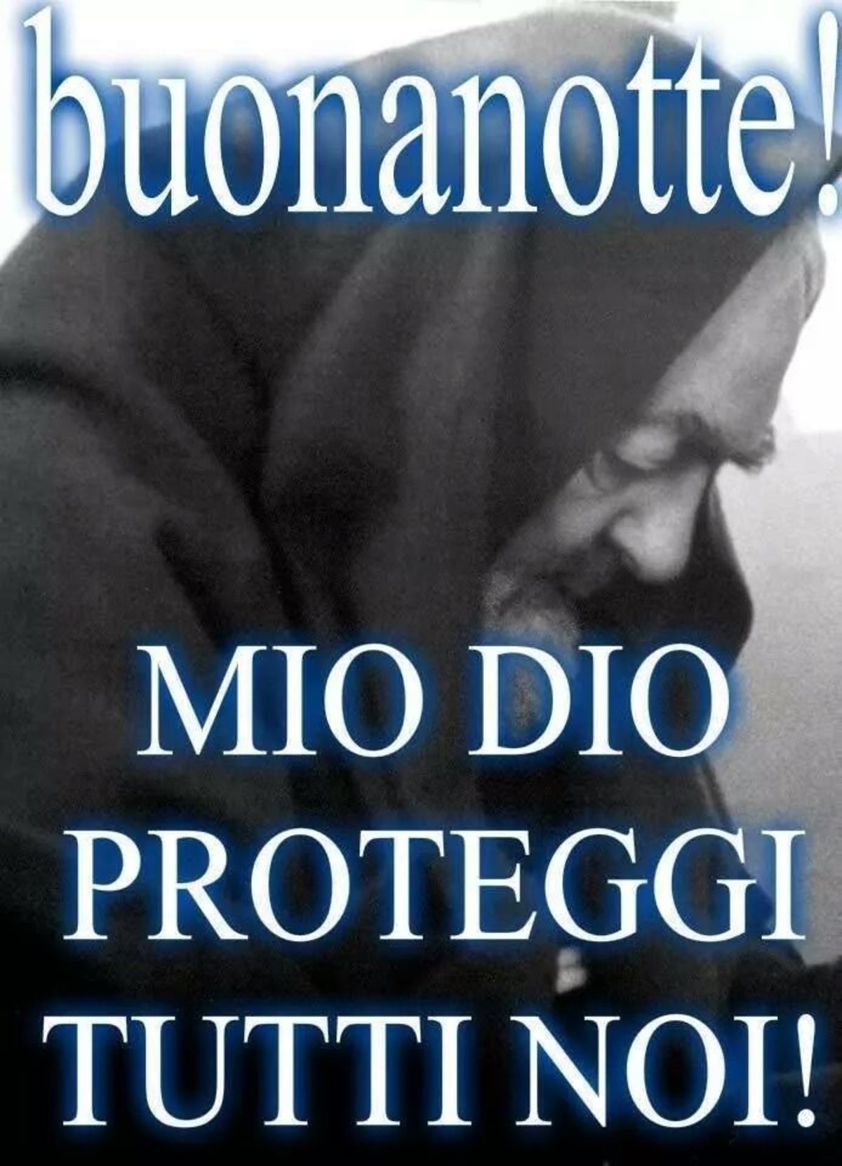 Buonanotte con Padre Pio immagini religiose