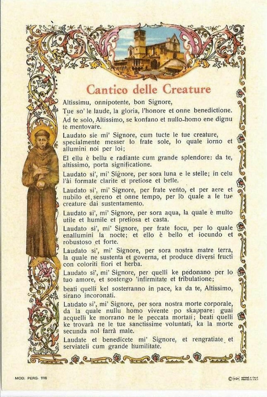 Cantico delle Creature 2