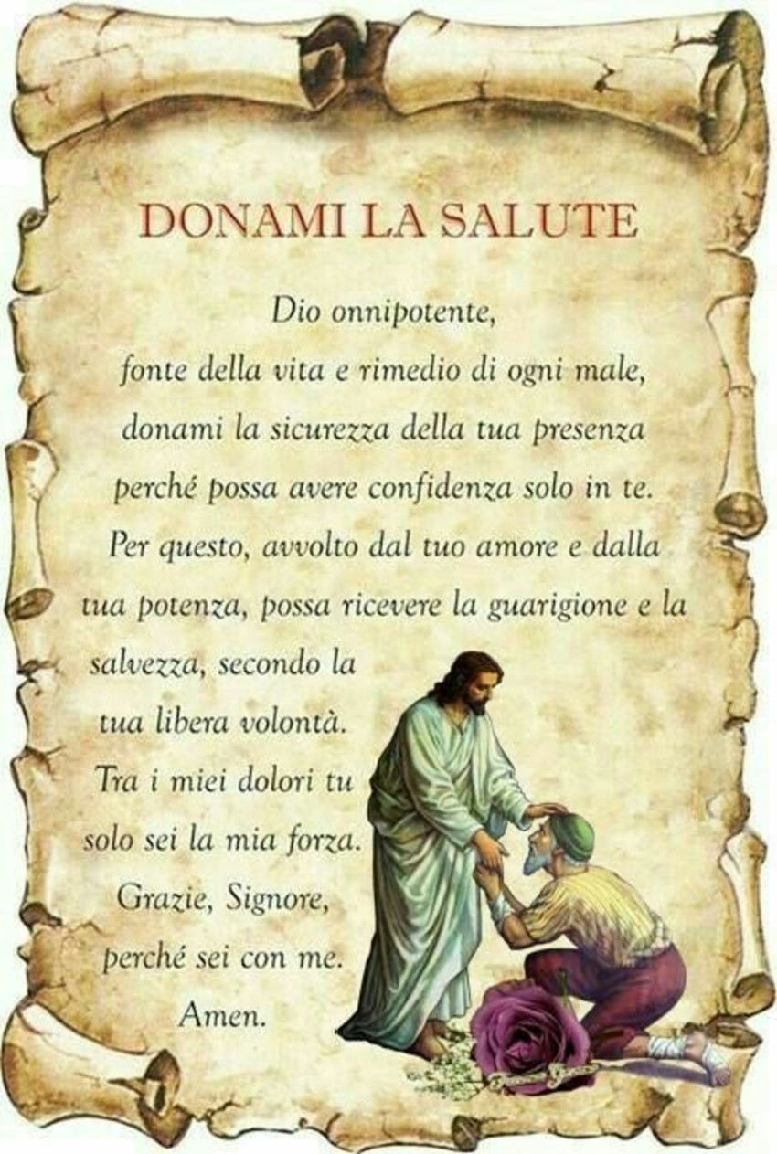 Donami la salute Preghiere Immagini