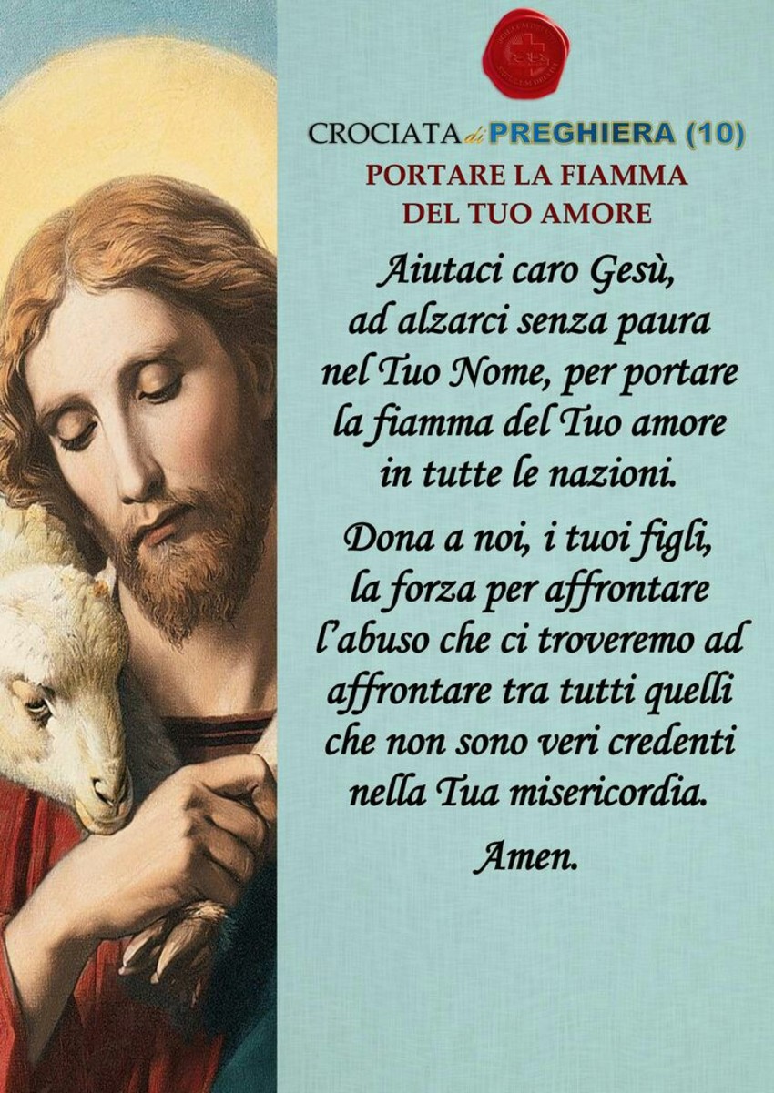 Portare la fiamma del tuo amore Preghiere immagini