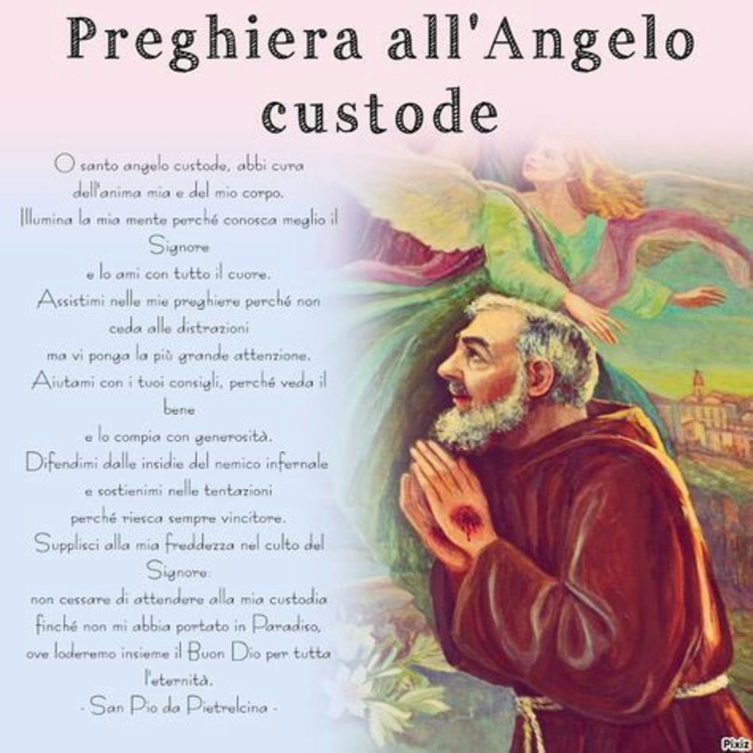 Preghiera all'Angelo Custode