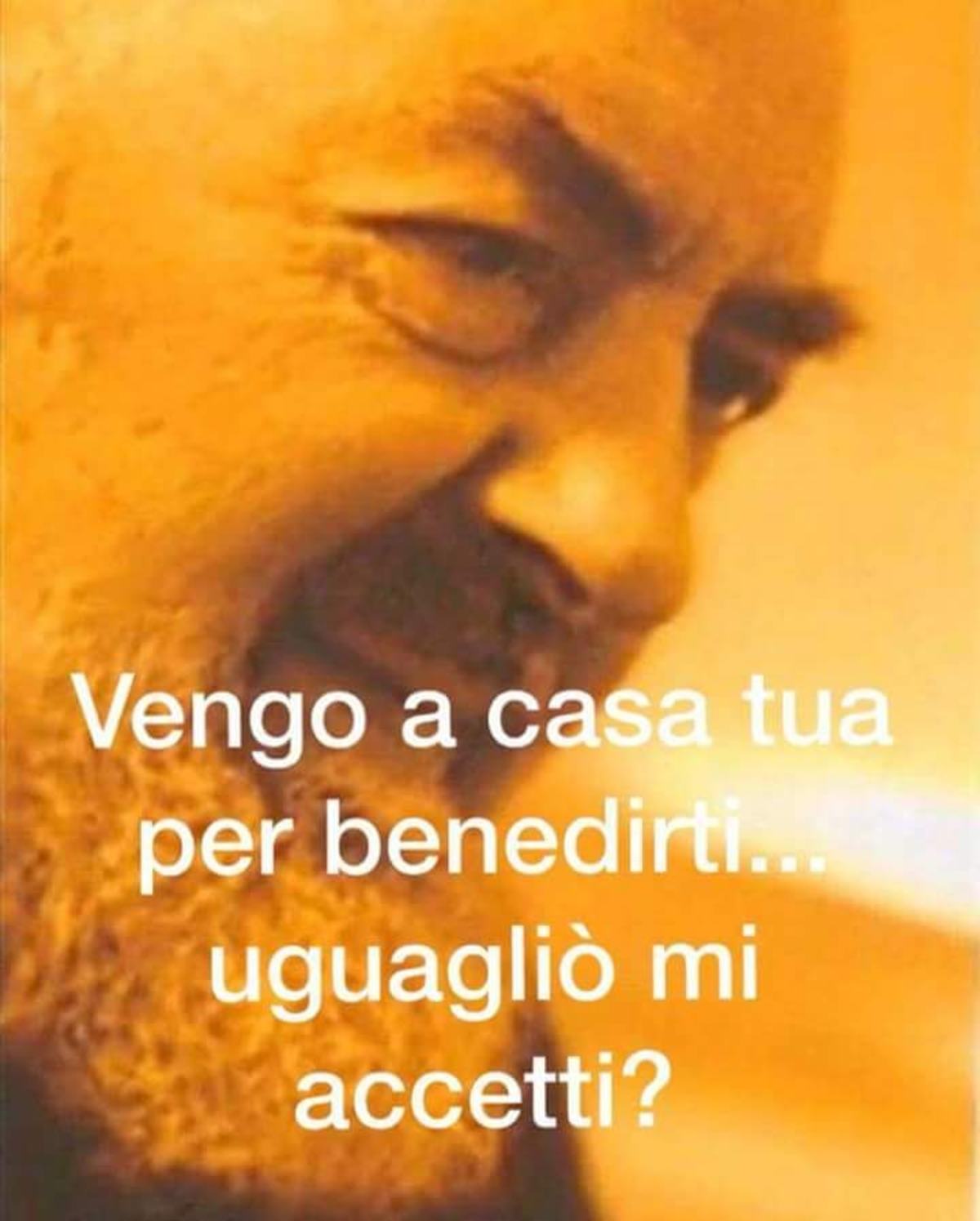 San Pio immagine con Benedizione