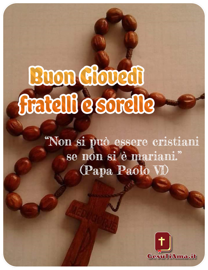 Buongiorno Buon Giovedì immagini sacre religiose da condividere