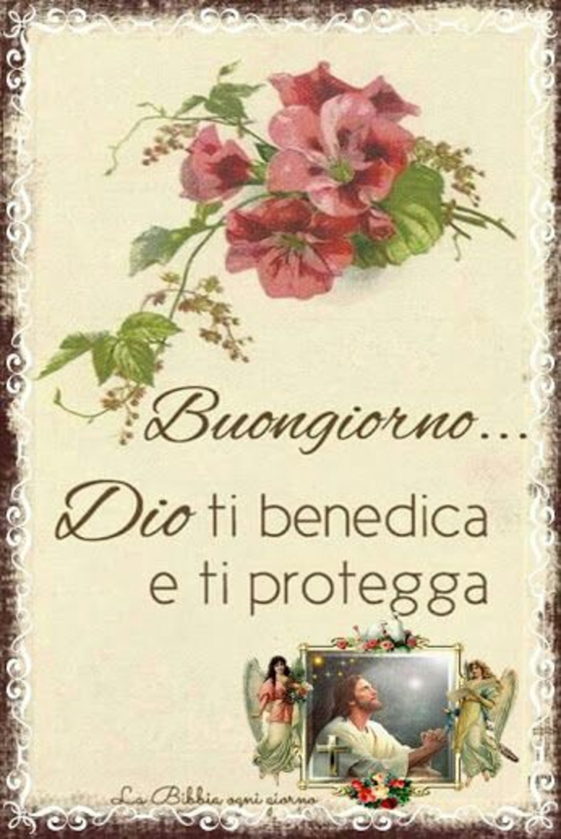 Buongiorno Dio ti benedica e ti protegga
