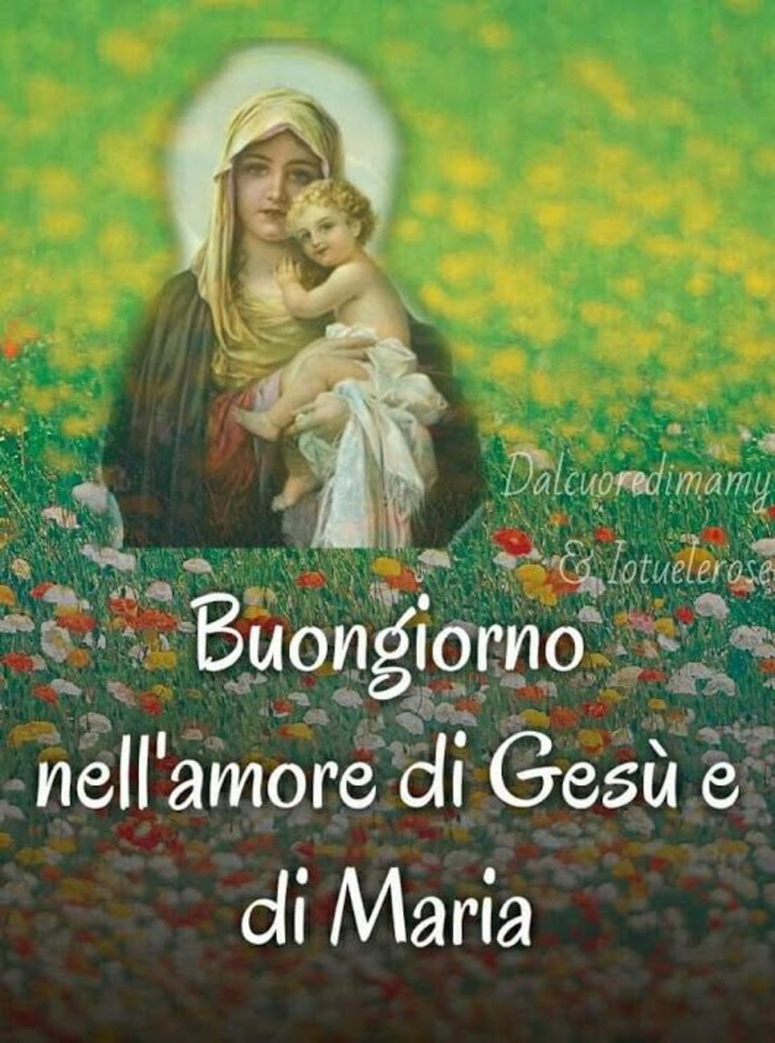 Buongiorno immagini religiose con Maria 5