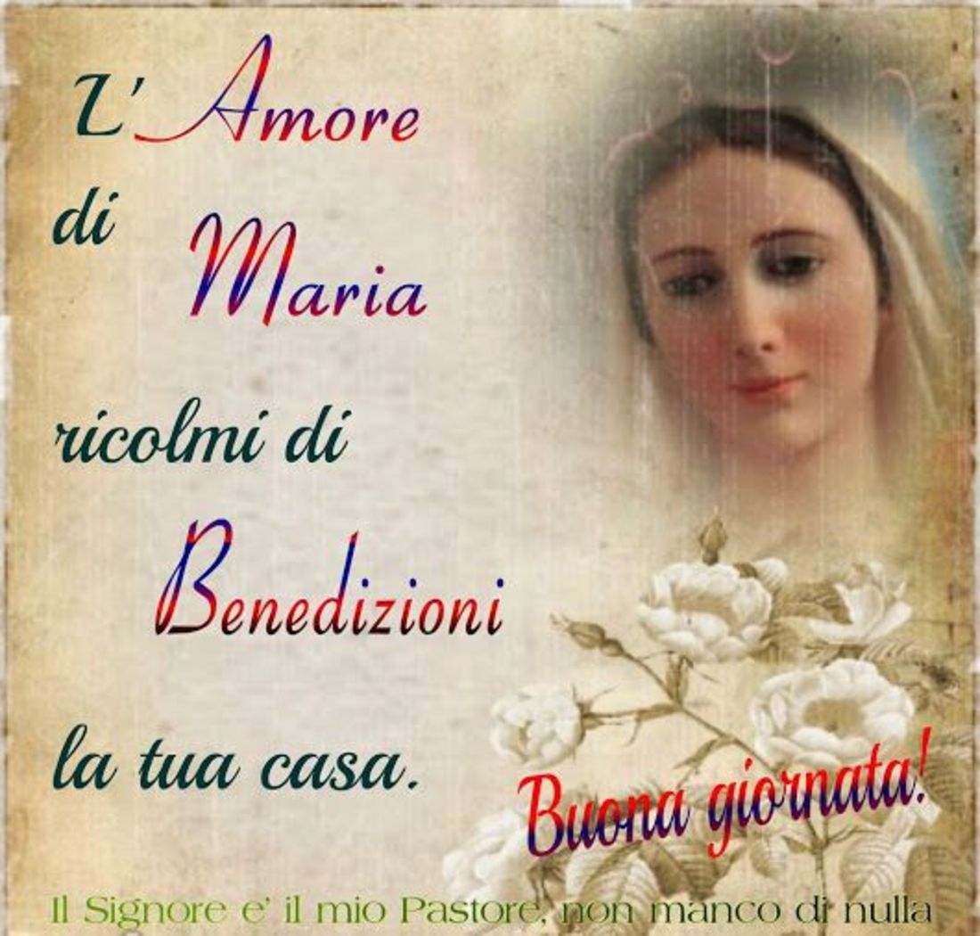 Buongiorno immagini religiose con Maria 9