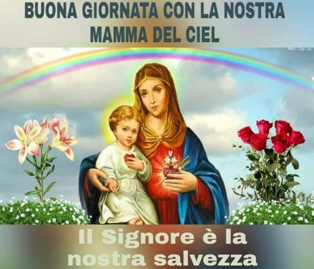 Immagini Buongiorno con La Madonna 2