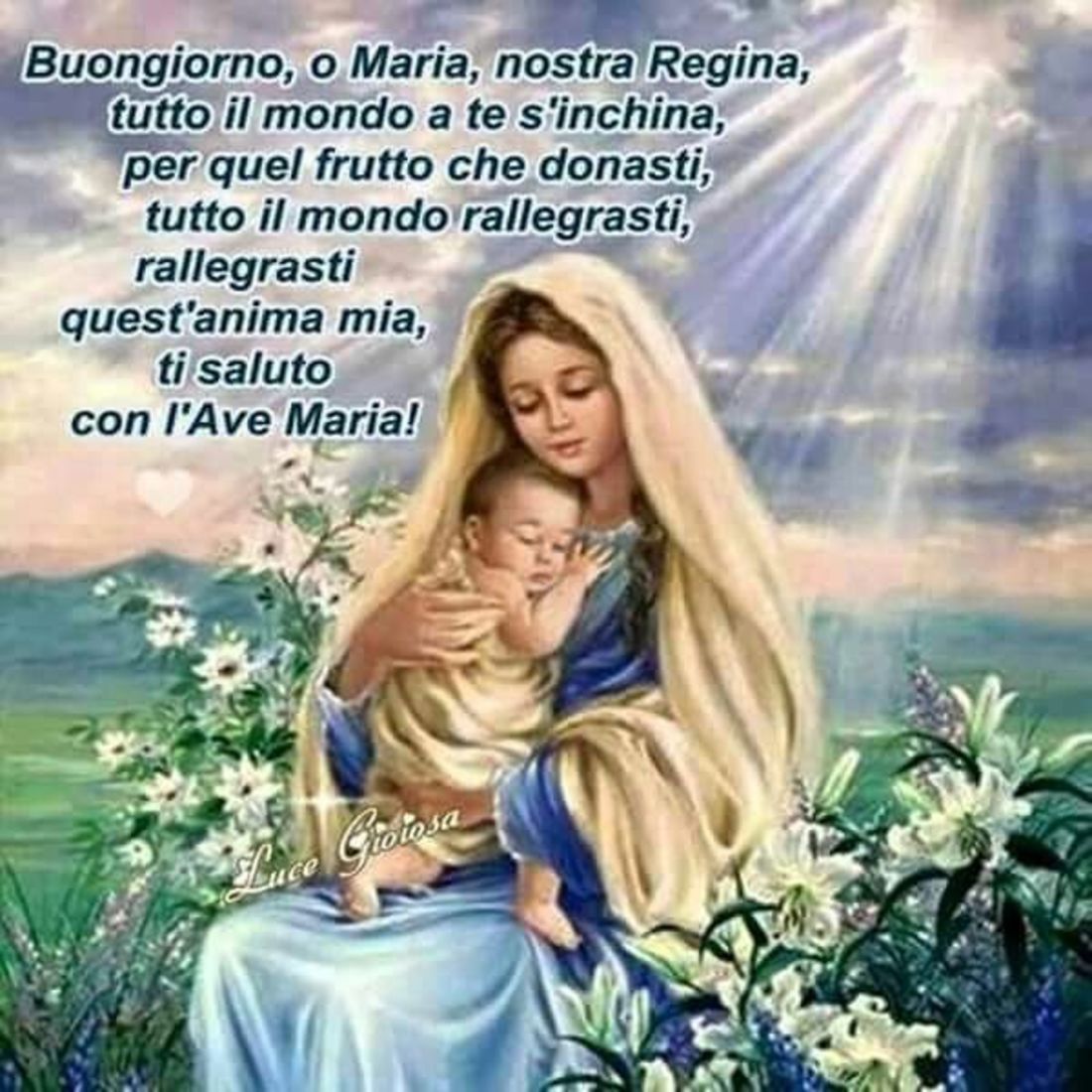 Immagini Buongiorno con La Madonna 8