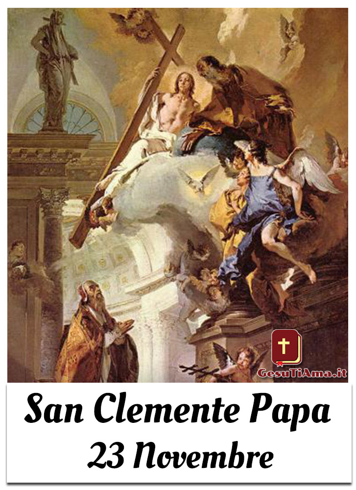 San Clemente Papa 23 Novembre ricorrenze religiose immagini