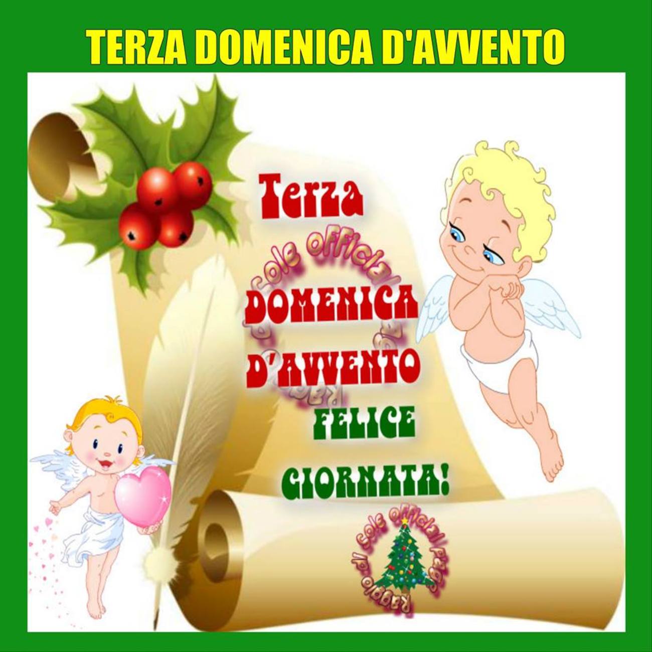 Terza Domenica di Avvento Felice Giornata