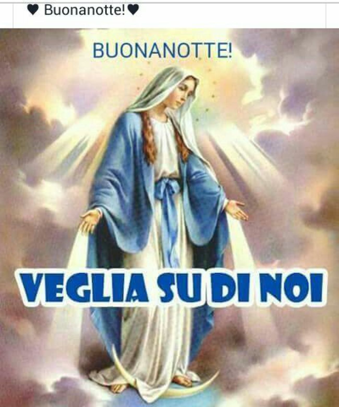 Buonanotte Madonnina Gesutiama It