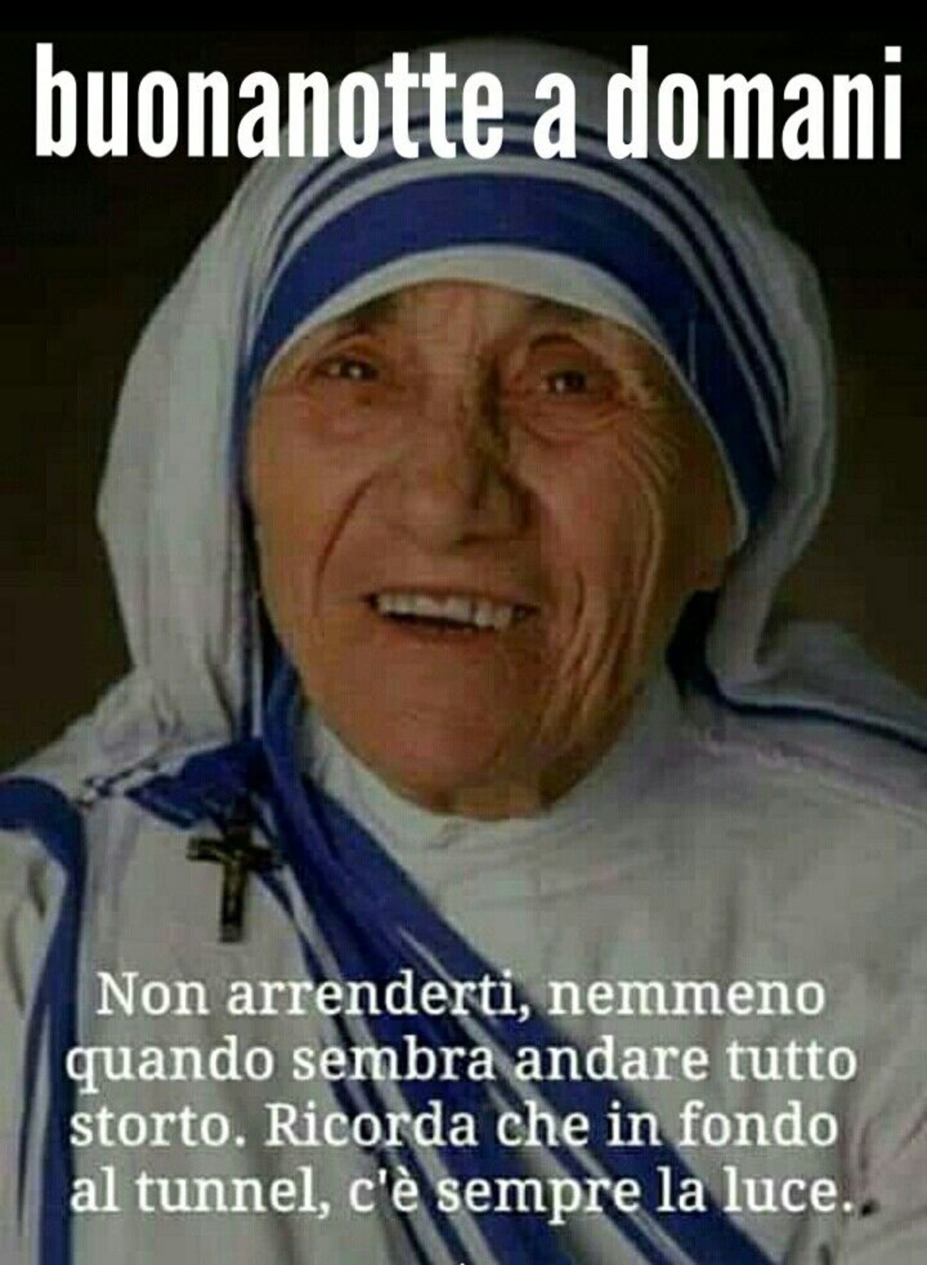 Buonanotte Madre teresa