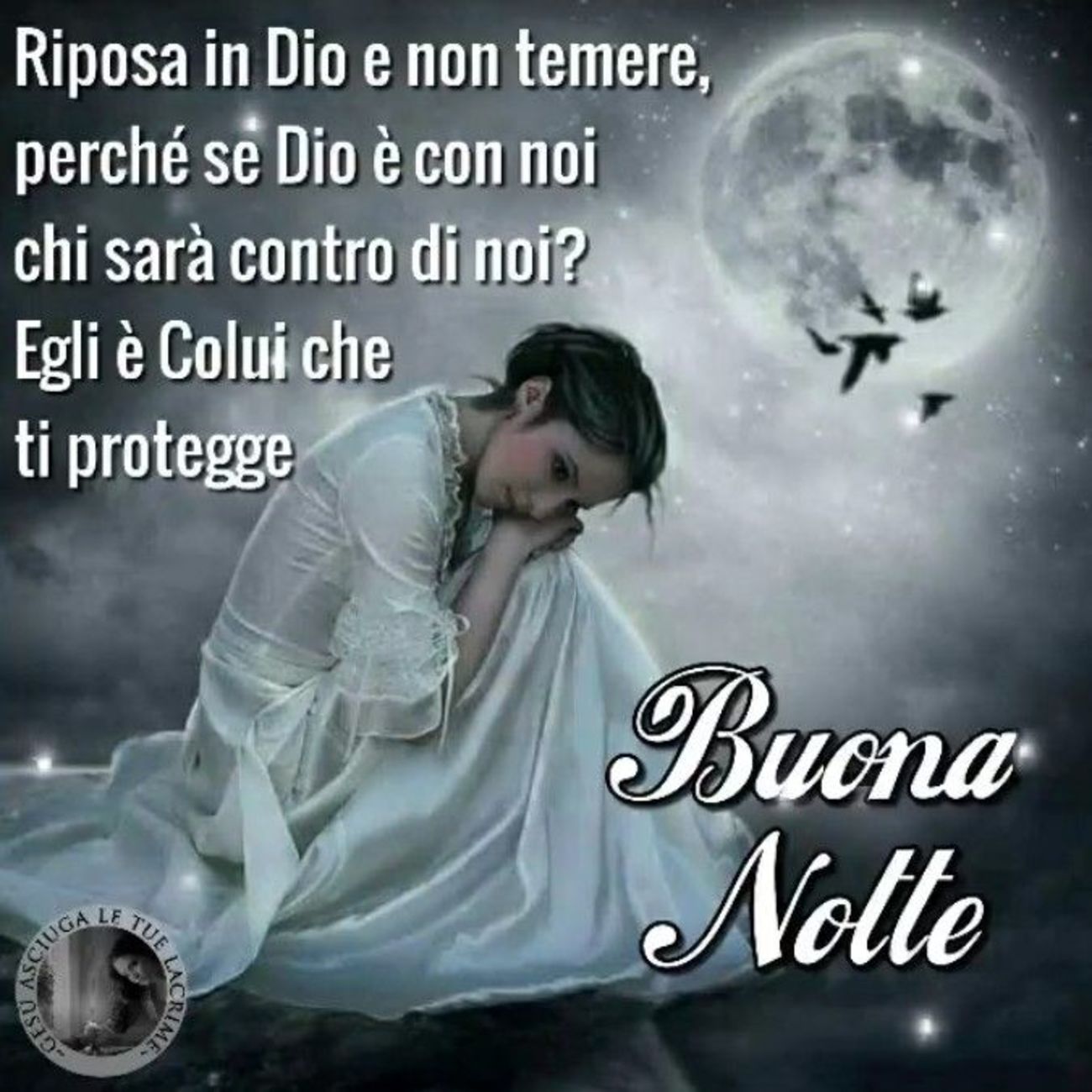 Buonanotte con Dio WhatsApp 8432