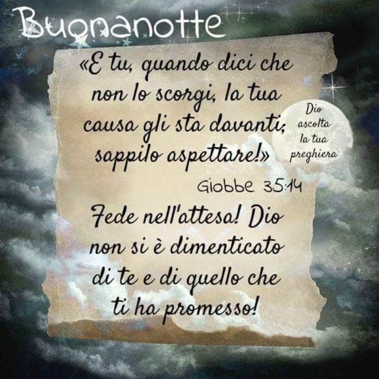Buonanotte con Versi Biblici 3857