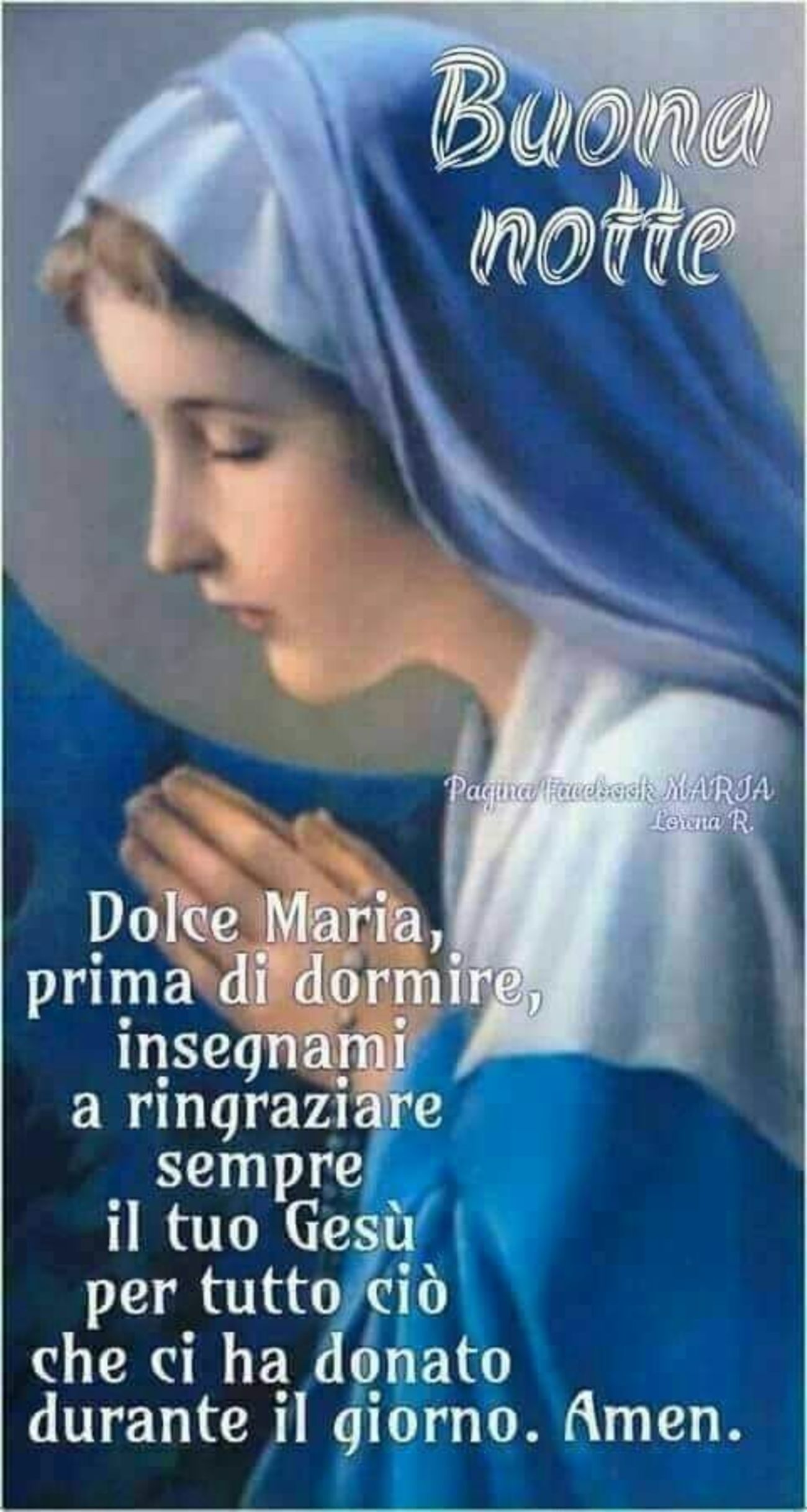 Buonanotte Con La Vergine Maria 2 Gesutiama It