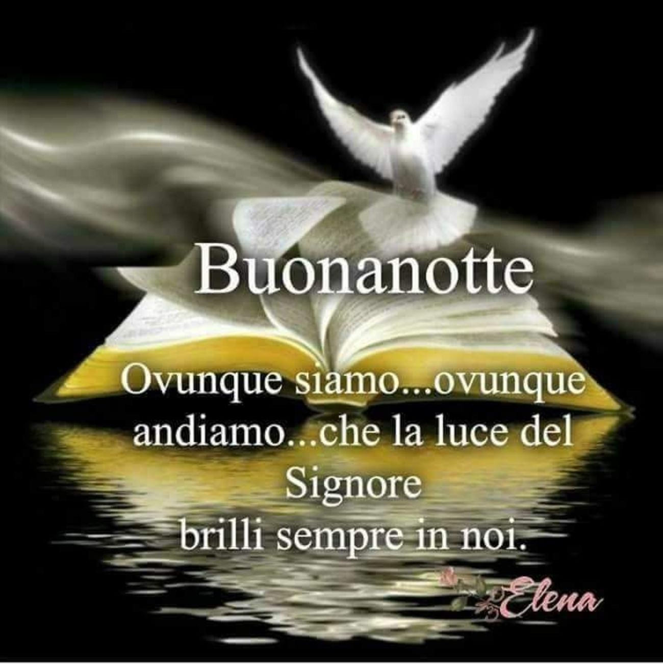 Buonanotte con lo Spirito Santo