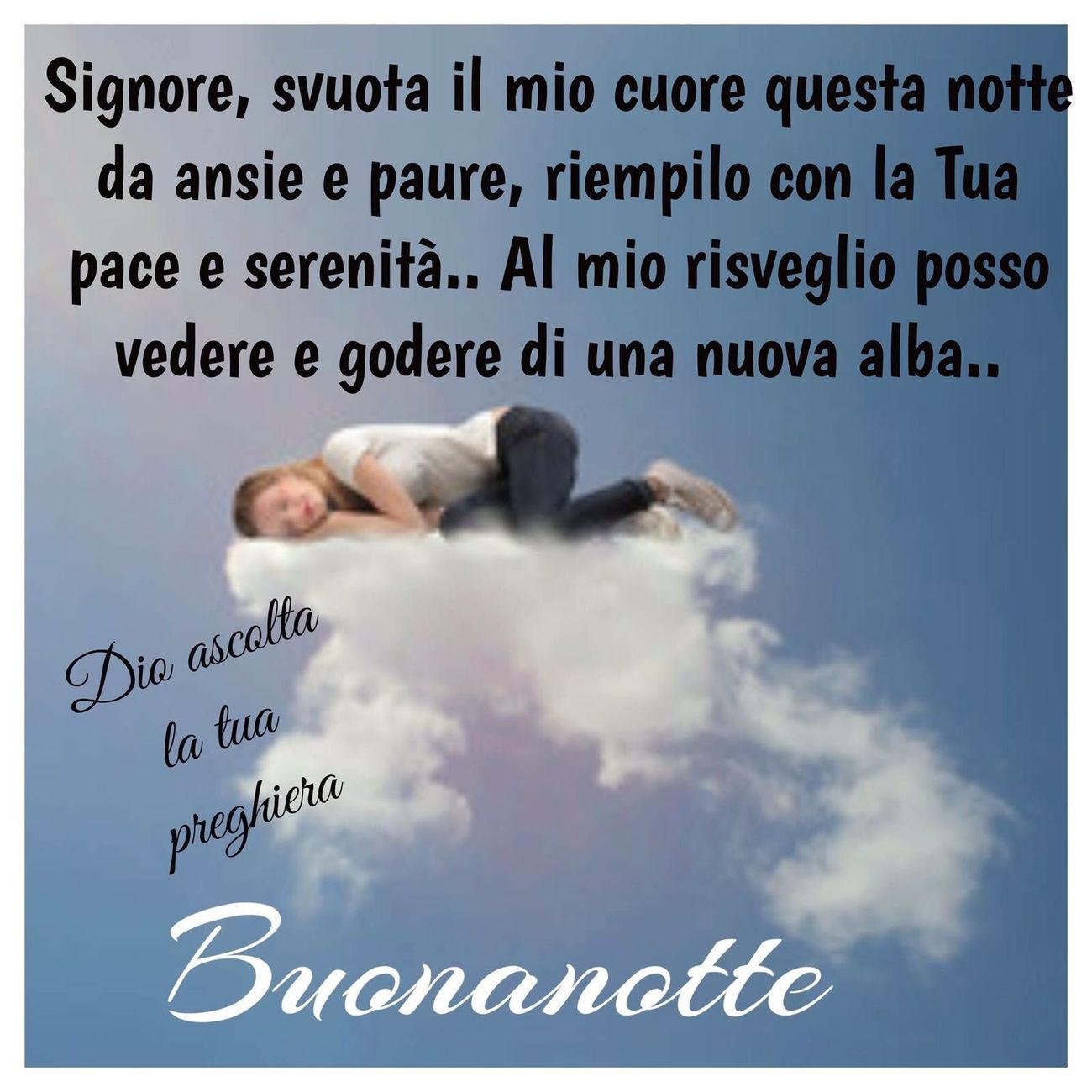 Immagini con frasi Buonanotte religioso 7