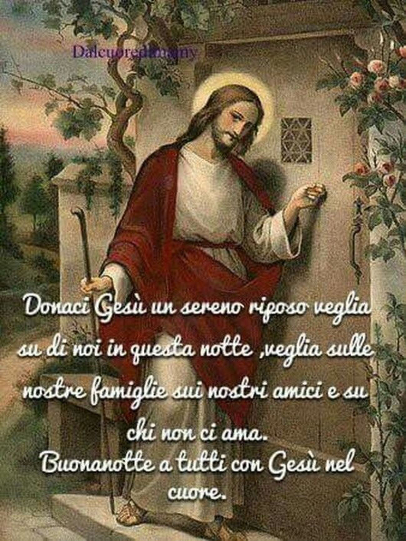 Immagini con frasi Buonanotte religioso 9