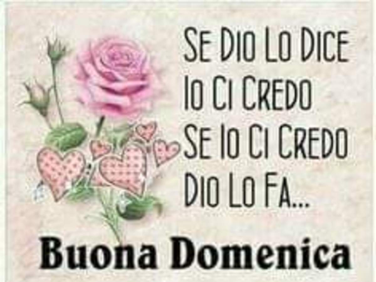 Buona Domenica Dio