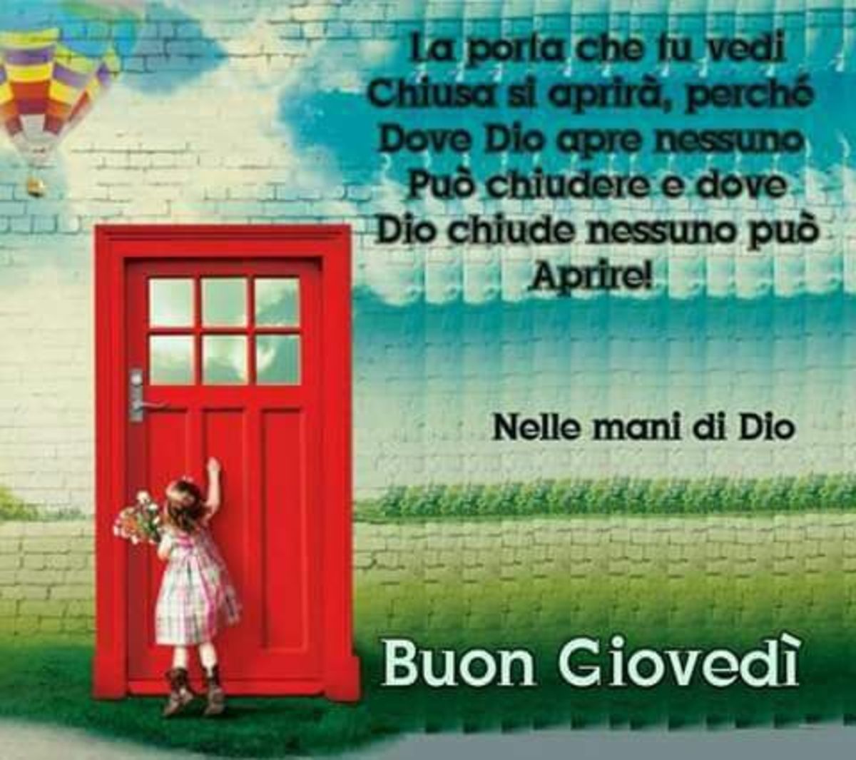 Buongiorno Buon Giovedì nel Signore