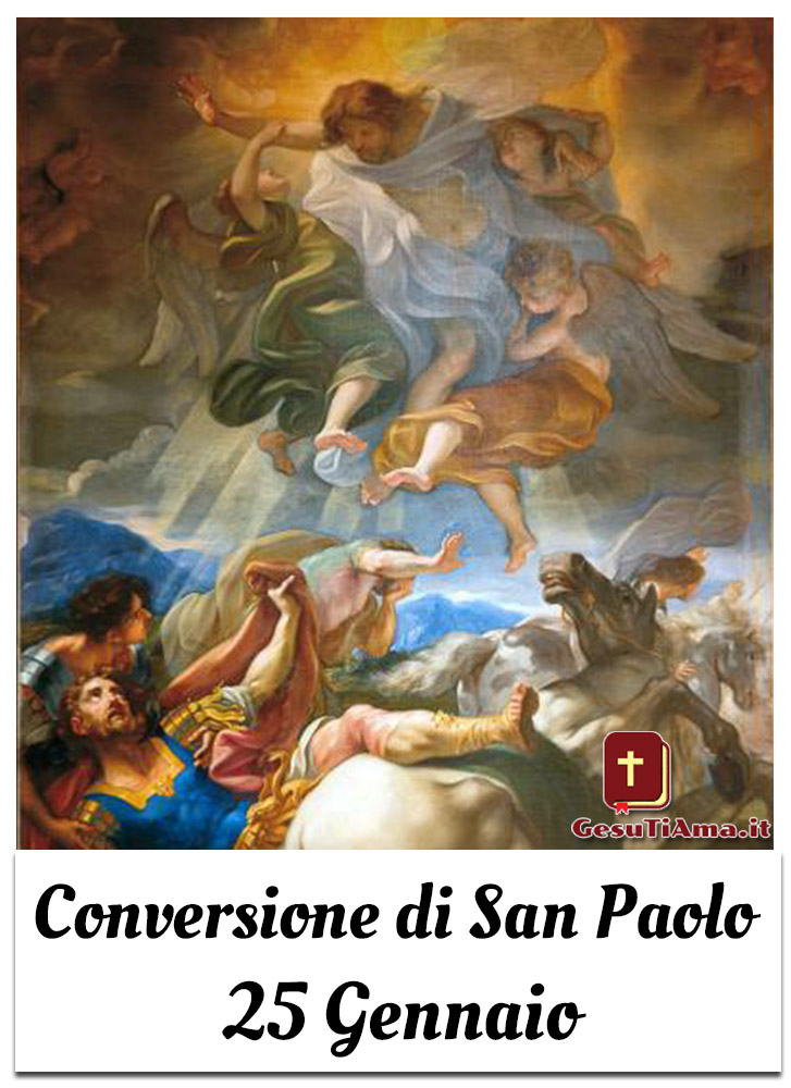 Conversione di San Paolo Apostolo 25 Gennaio immagini cristiane cattoliche