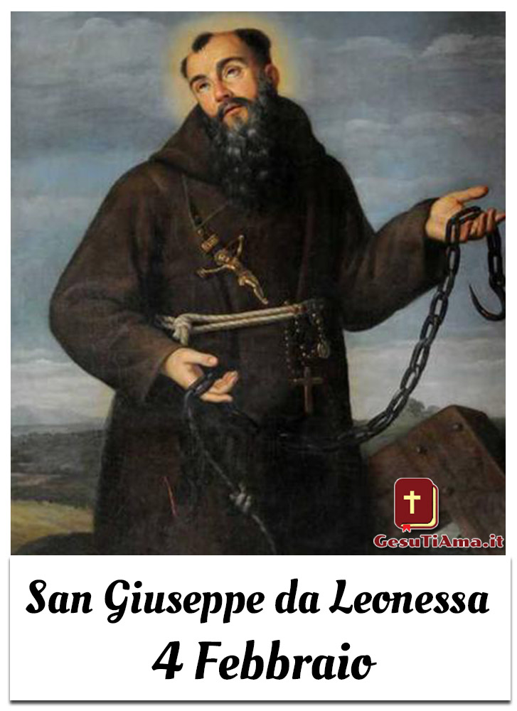 San Giuseppe da Leonessa 4 Febbraio immagini Santini