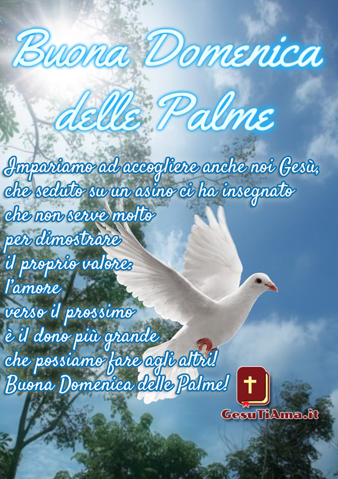 Buona Domenica delle Palme frasi religiose