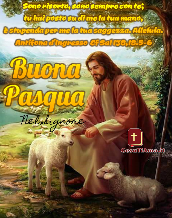 Buona Pasqua con Gesù immagini nuove