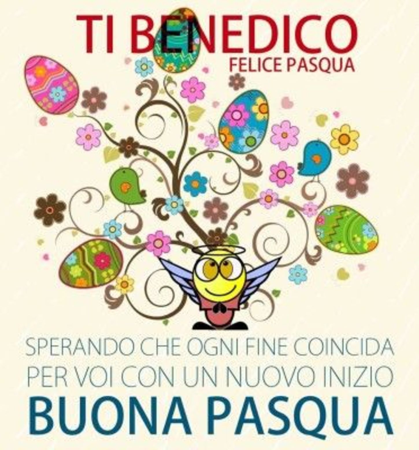 Ti benedico Felice Pasqua