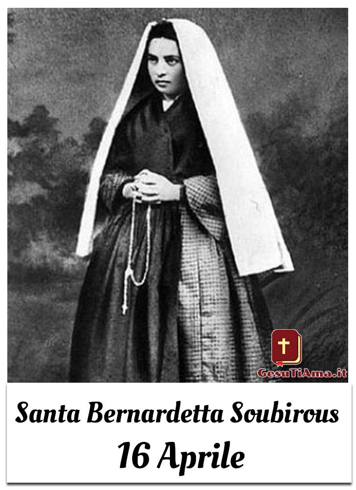 Santa Bernardetta Soubirous 16 Aprile foto